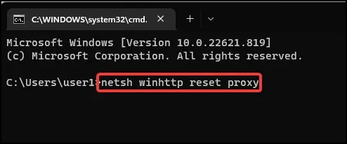 Reset-proxy-settings