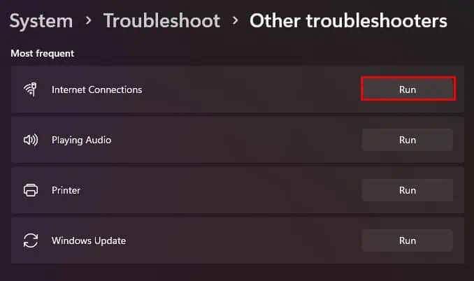 Fix: My Computer Won’t Connect to the Internet But Others Will 2 Run-Internet-connection-troubleshooter