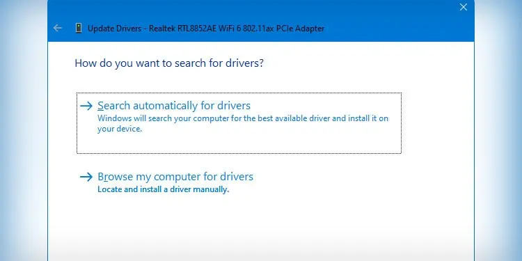 7 Ways to Fix PR_CONNECT_RESET_ERROR on Mozilla Firefox 32 Search-for-new-drivers-automatically