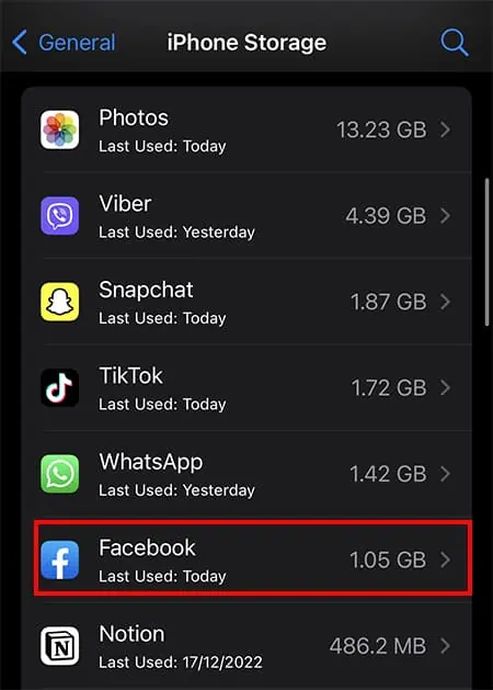 Facebook Saying No Internet Connection - How to Fix it 14 Tap-on-Facebook