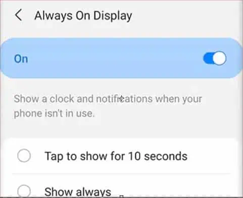 17 Ways to Save Battery on Android 3 always-on-display