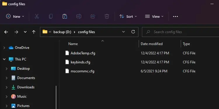 cfg-files