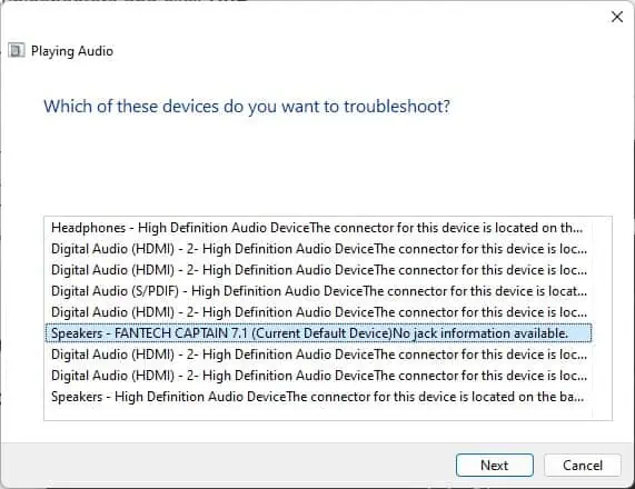 Lenovo Laptop Audio Not Working? Try These 8 Fixes 8 choose-device-to-troubleshoot