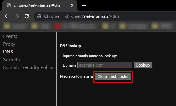 clear-dns-cache-dns-probe-error