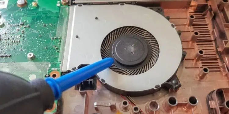 How to Fix HP Caps Lock Blinking (9 Proven ways) 9 compressed-air-to-clean-laptop-fan