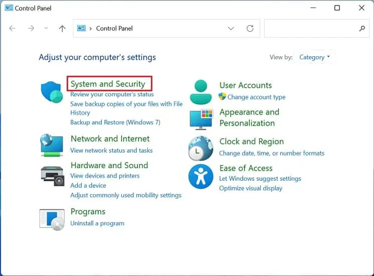 control-panel-system-and-security