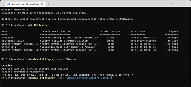 How To Reset Ethernet Adapter 8 disable-netadapter-ethernet-powershell