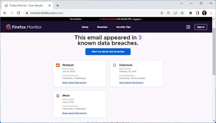 7 Ways to Know if Your Email Has Been Hacked 10 email-breach-report