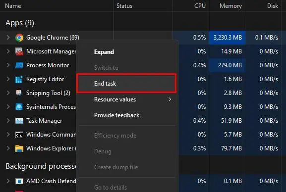 Solved: This App is Preventing Shutdown in Windows 7 end-task