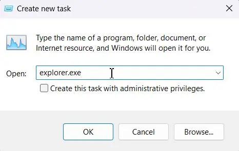 Windows Black Screen After Login? Here’s How to Fix it 3 explorer.exe_