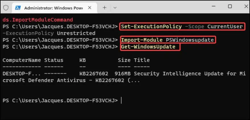 How to Perform Windows 11 Manual Update 12 get-windows-update