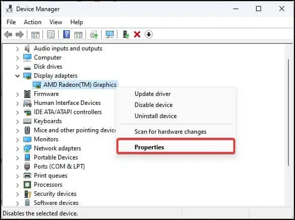 graphic-drivers-properties