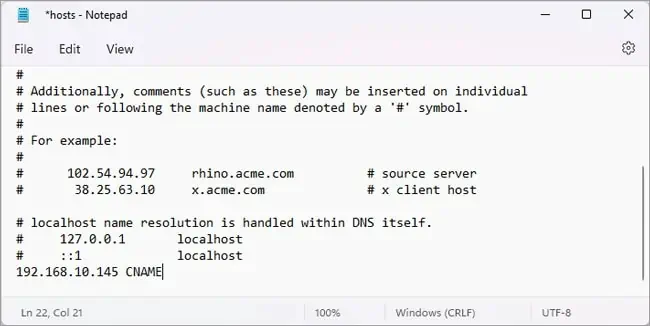 hosts-file-dns-entries