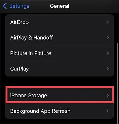 Facebook Saying No Internet Connection - How to Fix it 13 iPhone-Storage-2