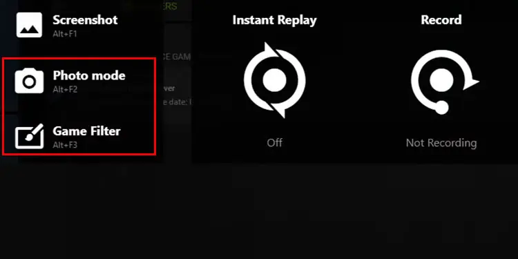 How to Use ShadowPlay to Record Your Games 6 photo-mode-and-game-filters