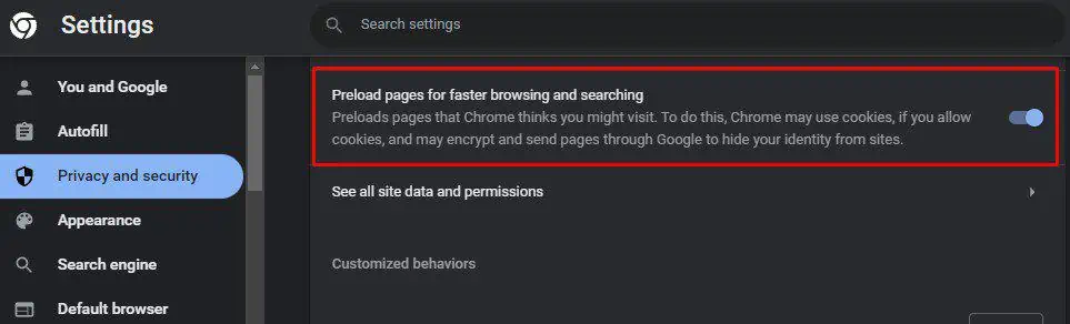 12 Ways to Make Your Google Chrome Faster 11 preload-pages-for-faster-browsing