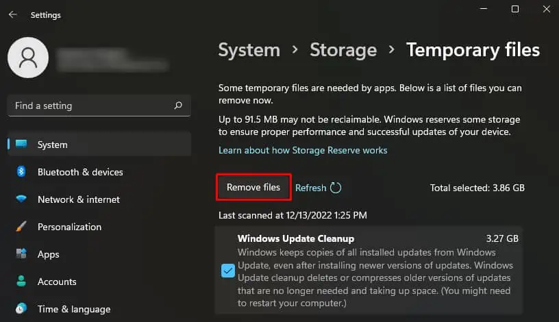 remove-temporary-files
