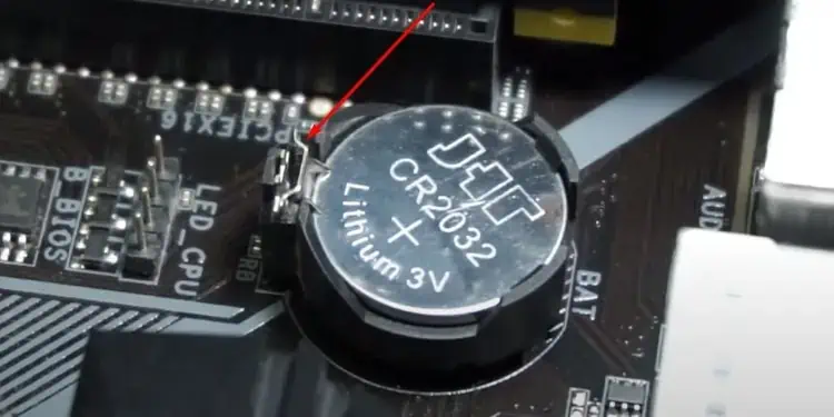 RAM Slot Not Working on My Motherboard - How to Fix it? 3 removing-CMOS-battery