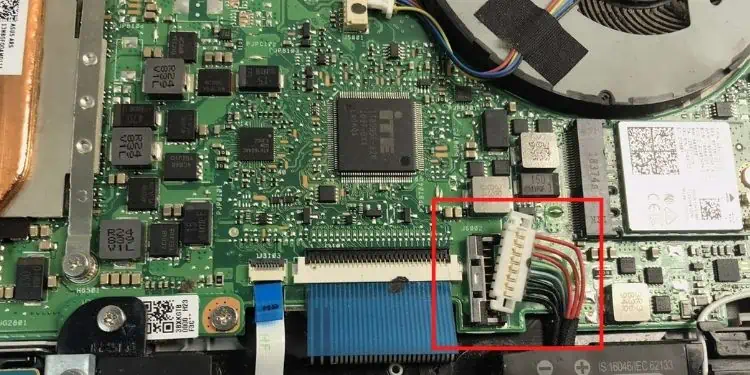 How to Fix HP Caps Lock Blinking (9 Proven ways) 4 removing-laptop-internal-battery-connection
