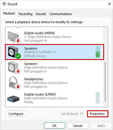 Lenovo Laptop Audio Not Working? Try These 8 Fixes 10 speaker-properties