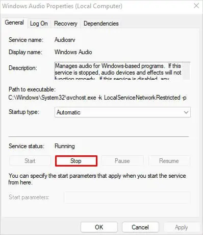 Lenovo Laptop Audio Not Working? Try These 8 Fixes 24 stop-windows-audio-service