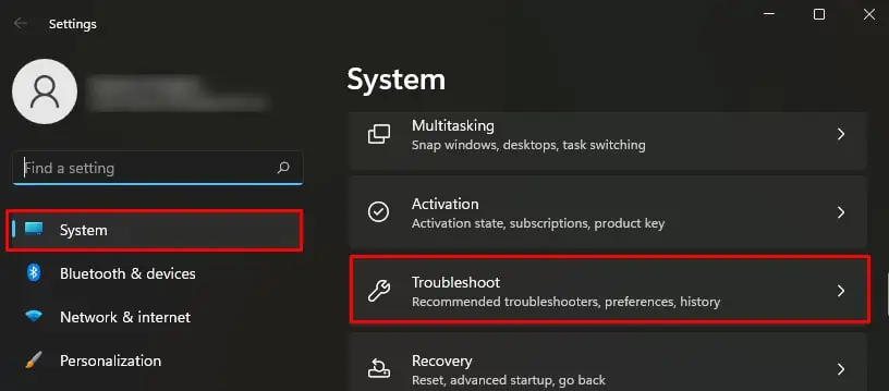 system-troubleshoot