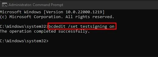 Fix: Windows Cannot Verify the Digital Signature for This File 7 test-signing-on