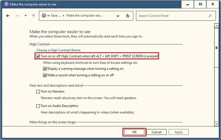 turn-on-or-off-high-contrast-with-shortcut-option