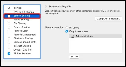 How to Fix “Your screen is being observed”? 6 uncheck-screen-share