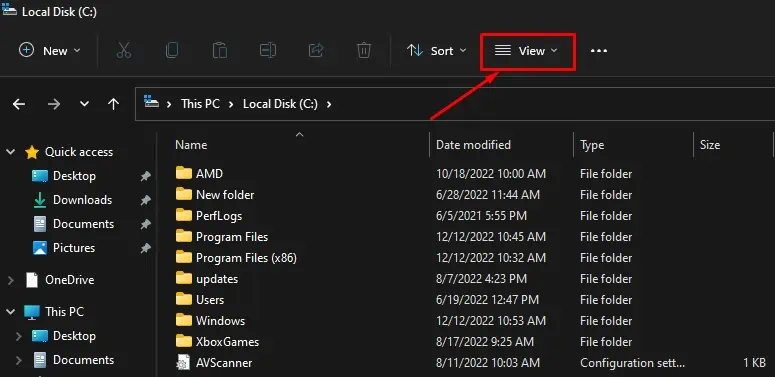 view-tab-on-file-explorer