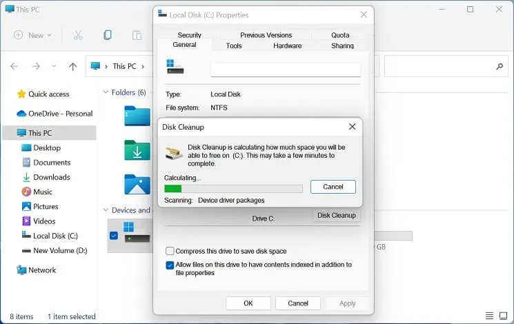 wait-for-disk-cleanup-utility