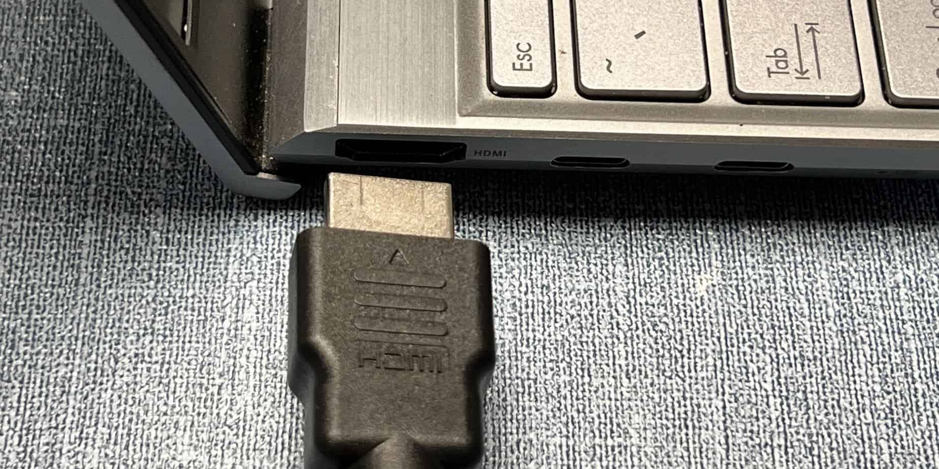 How to Extend Laptop to Two Monitors 1 HDMI-cable-and-port--scaled