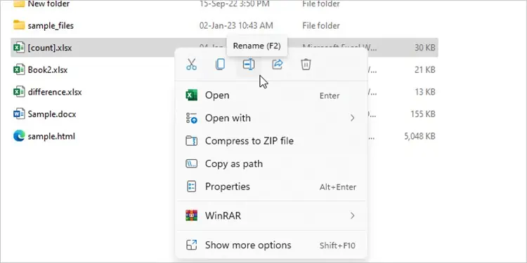 Reference Isn't Valid Excel Error - 6 Ways to Fix it 8 Rename-Excel-File