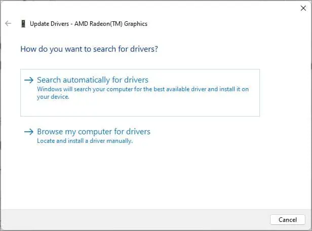 Alienware Power Button Keeps Flashing? Here’s How to Fix it 8 Search-automatically-for-drivers