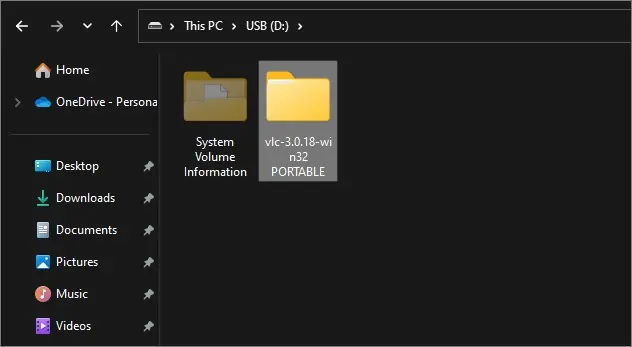 USB-PORTBALE
