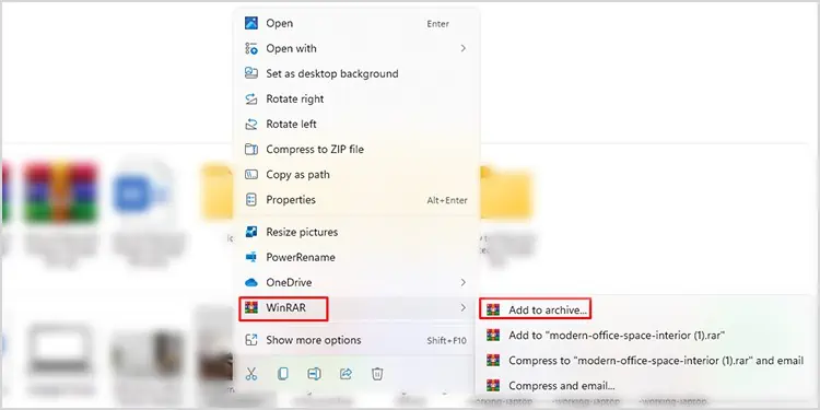 Winrar-Add-to-archive