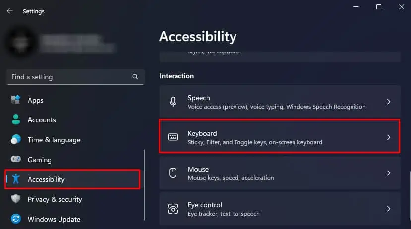 Logitech Keyboard Not Working? Here’s How to Fix It 3 accessibility-keyboard-logitech-keyboard-not-working