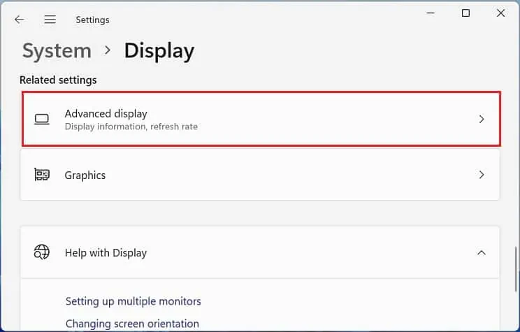 Dual Monitors Not Detected? Try These 8 Fixes 17 advanced-display-in-related-settings