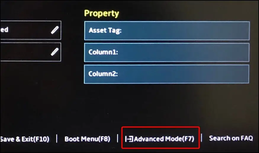 How to Boot ASUS Laptop From USB 4 bios-advance-mode