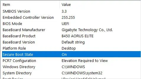 How to Enable Secure Boot on MSI Motherboard 17 check-secure-boot-state