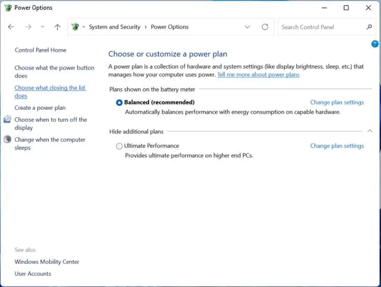 How to Connect Two Monitors to a Laptop (in 5 Steps) 18 choose-what-closing-the-lid-does
