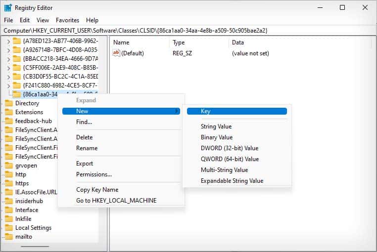 How to Make Windows 11 Look Like Windows 10 9 creating-InprocServer32-key