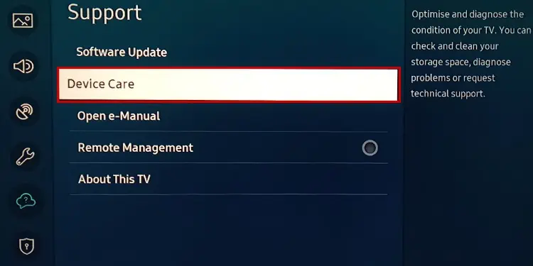 HDMI Not Connecting to TV? 9 Ways to Fix It 7 device-care-option