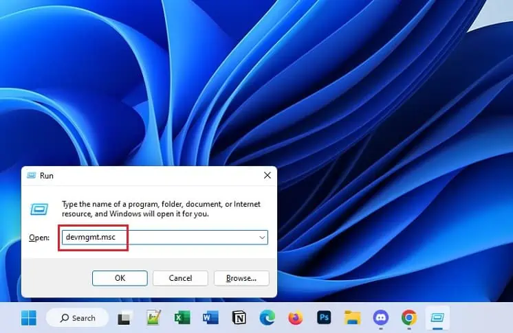 Dual Monitors Not Detected? Try These 8 Fixes 1 devmgmt-msc-in-run-utility