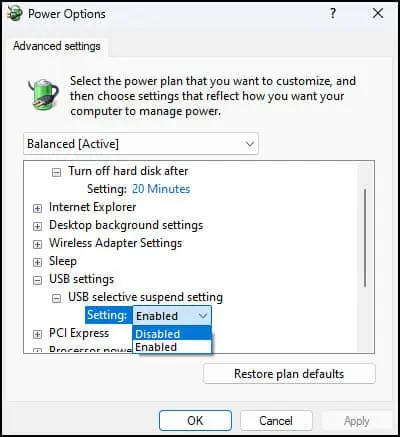 disable-usb-selective-suspend-logitech-mouse-not-working