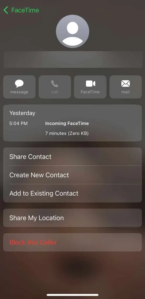 How to Check FaceTime Call History 2 facetime-caller-info-497x1024
