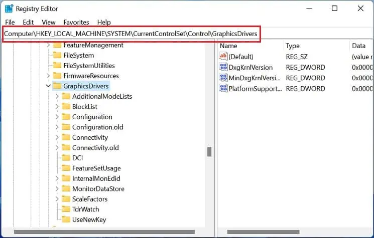 Dual Monitors Not Detected? Try These 8 Fixes 21 graphics-drivers-in-registry-editor