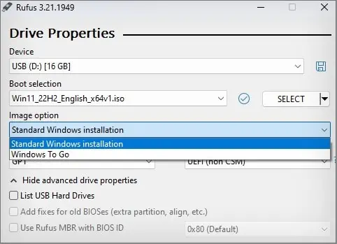 image-options