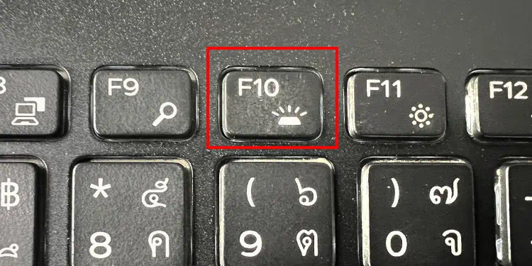 keyboard-lights-f10-key