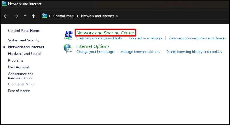 Wi-Fi Not Working on Lenovo? Try Troubleshooting Methods 9 network-and-sharing